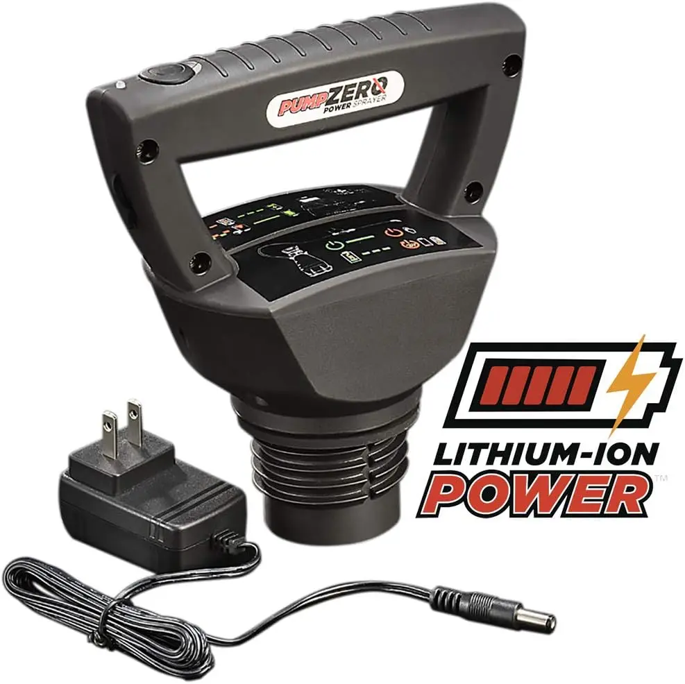 2 Gallon Lithium Ion Battery Powered Sprayer Pump Zero Tech Rechargeable Lawn Garden Tank Model 190567