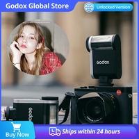Godox iA32 Mini Camera Flash Up to 490 Full-Power Flashes 6200K CCT Manual Flash for Various Camera Models Optical S1/S2 Modes