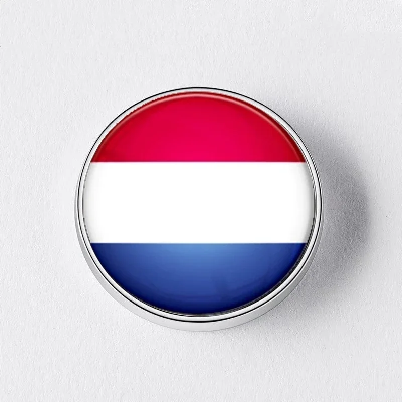 3D Netherlands Flag Magnet Magnetic Metal Home Refrigerator for Fridge Is Used To Decor