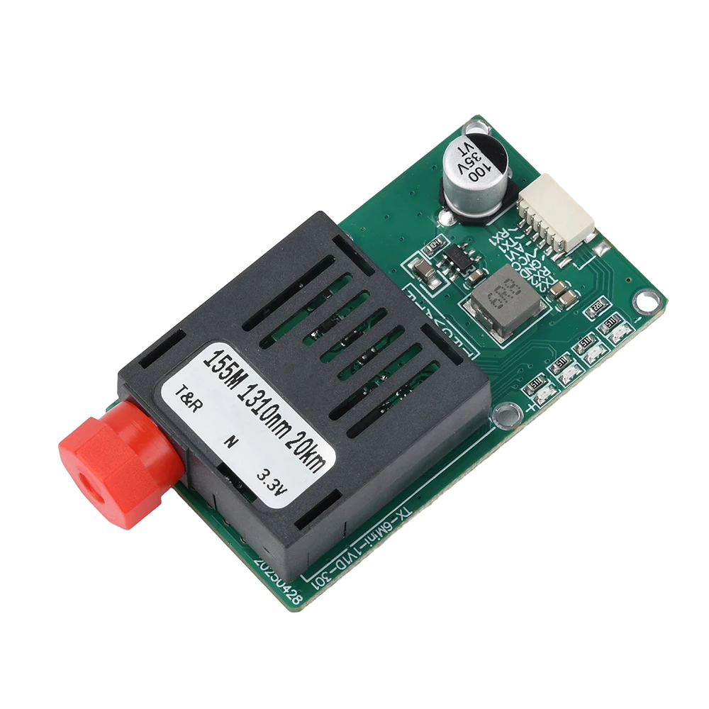 

Sky/Earth TTL Optical Transceiver Module FC RX/TX/AV/VCC/GND Interface for Drones TTL to Fiber Optic Module Terminal Equipment