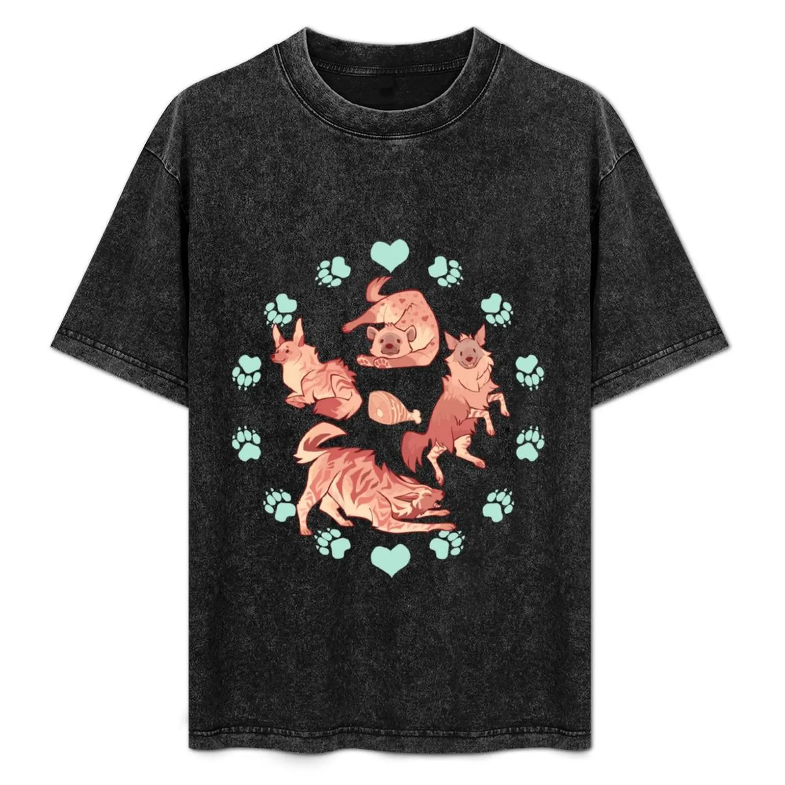 

Hyenas in minty T-Shirt essential t shirt heavyweights vintage clothes Personalized t-shirt tee shirts for men