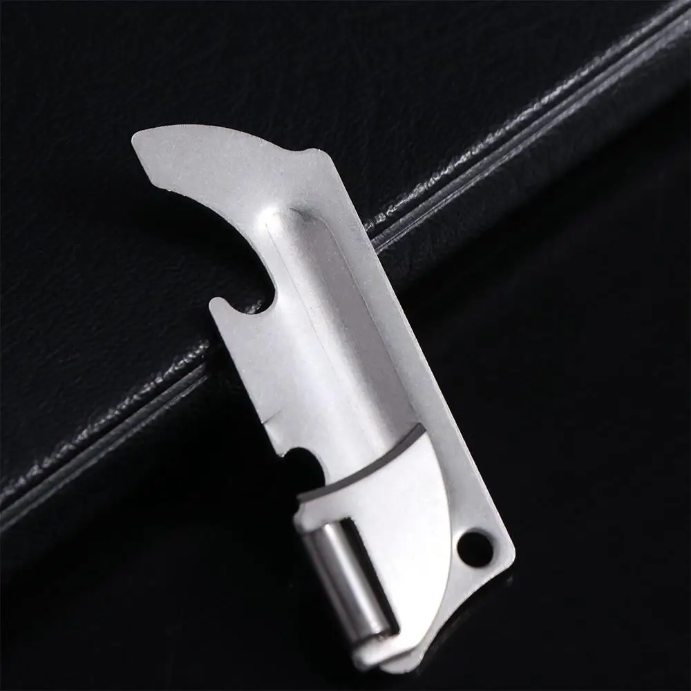 Kitchen Tools Stainless Steel Can Opener Folding Compact Bottles Opener Side Cut Portable Opener Gadget Home