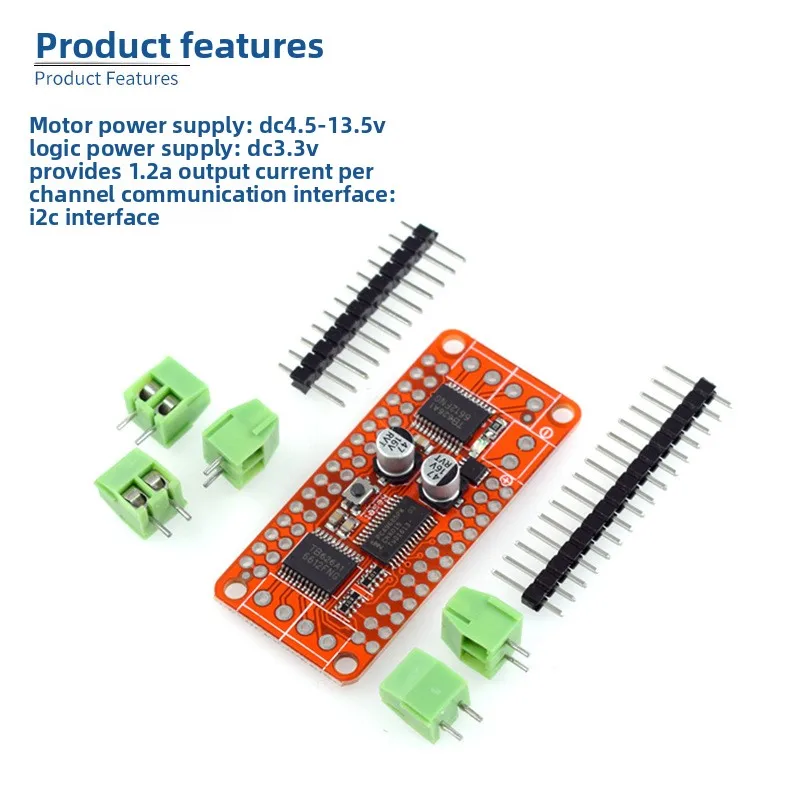 DC Stepper Motor Driver Board - DC-Stepper-Motor PCA9685 + TB6612