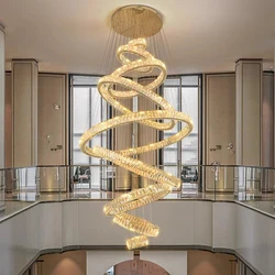 home decorationPendant lights, luxury crystal living room chandelier, Stair Pendant lamp, ceiling light, indoor lighting