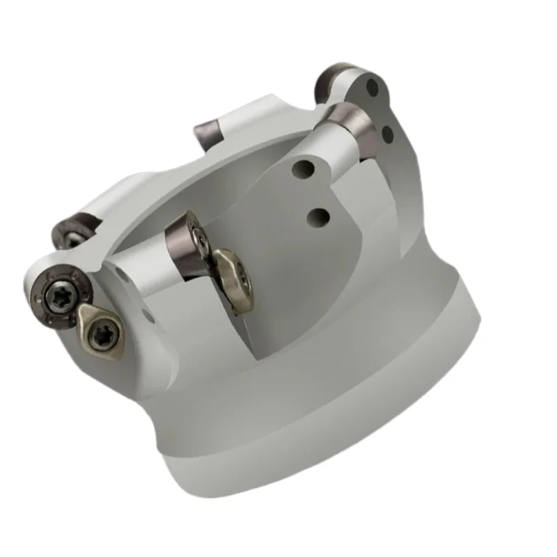 For Numerical Control Milling Machine Plane 50r5 Round Nose Fly Milling Cutter Head Chamfer, End Face Cutter Head 63r6 Blade