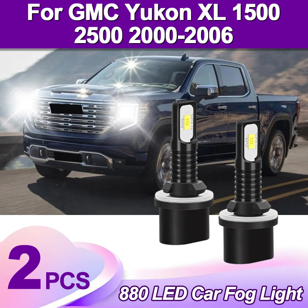 

Противотуманные фары Супер яркие H27 880 Передние противотуманные фары 20000LM Светодиод высокой мощности 90 Вт Plug And Play для GMC Yukon XL 1500 2500 2000-2006 гг.