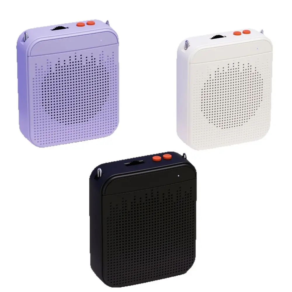 K5 Amplificatore vocale wireless Radio FM con cintura Altoparlante audio per aula Amplificatore audio multifunzionale in plastica da viaggio