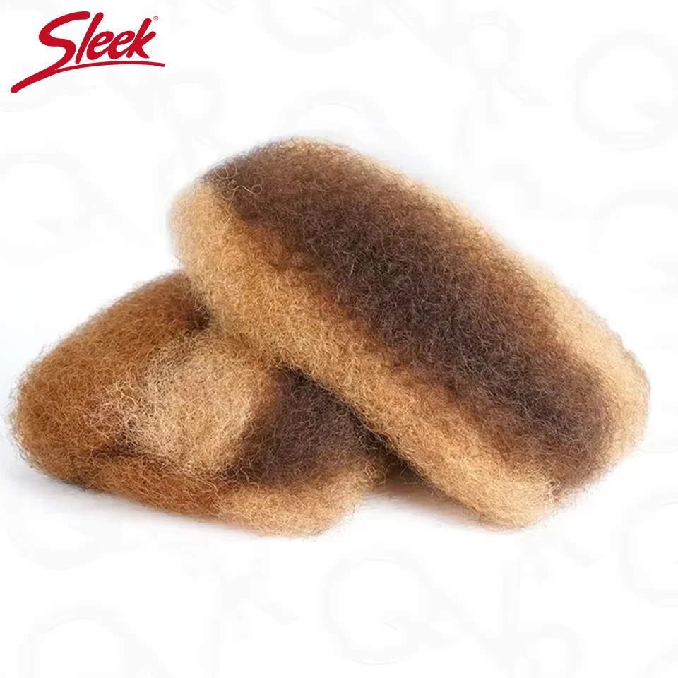 Afro Kinky Bulk Drei Farben P4/30/27 Echthaar zum Flechten Dreadlock-Haar 50 g pro Packung QVR Virgin Remy Echthaarverlängerungen