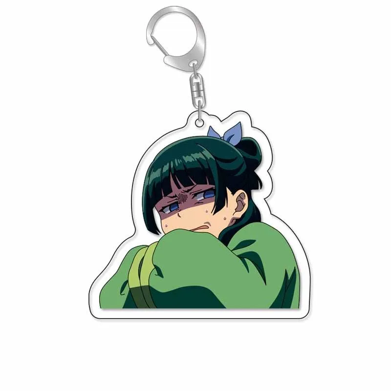 Mao Mao Popular Anime 2D Peripheral Transparent Acrylic Keychain Backpack Pendant Comic Exhibition Gifts Keychain Collection