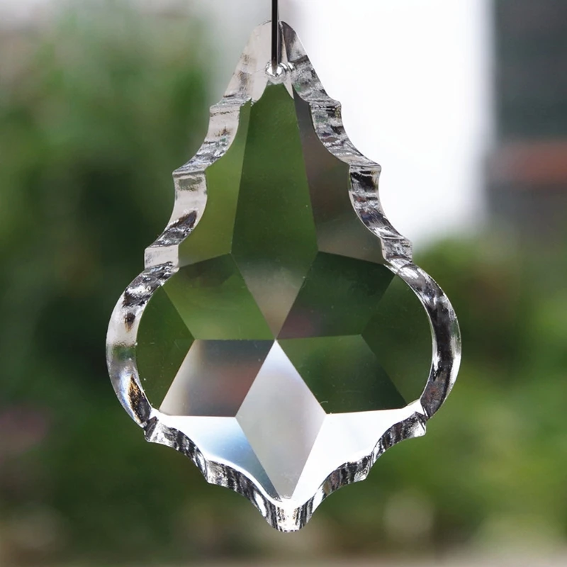 Clear Chandelier Glass Crystals Lamp Prisms Parts Hanging Drops Pendants 38mm