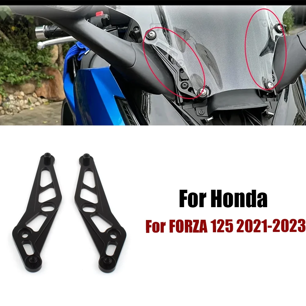 Motorcycle Windshield Adjuster FOR HONDA FORZA 125 350 2021-2024 FORZA125 FORZA350 Windshield Bracket