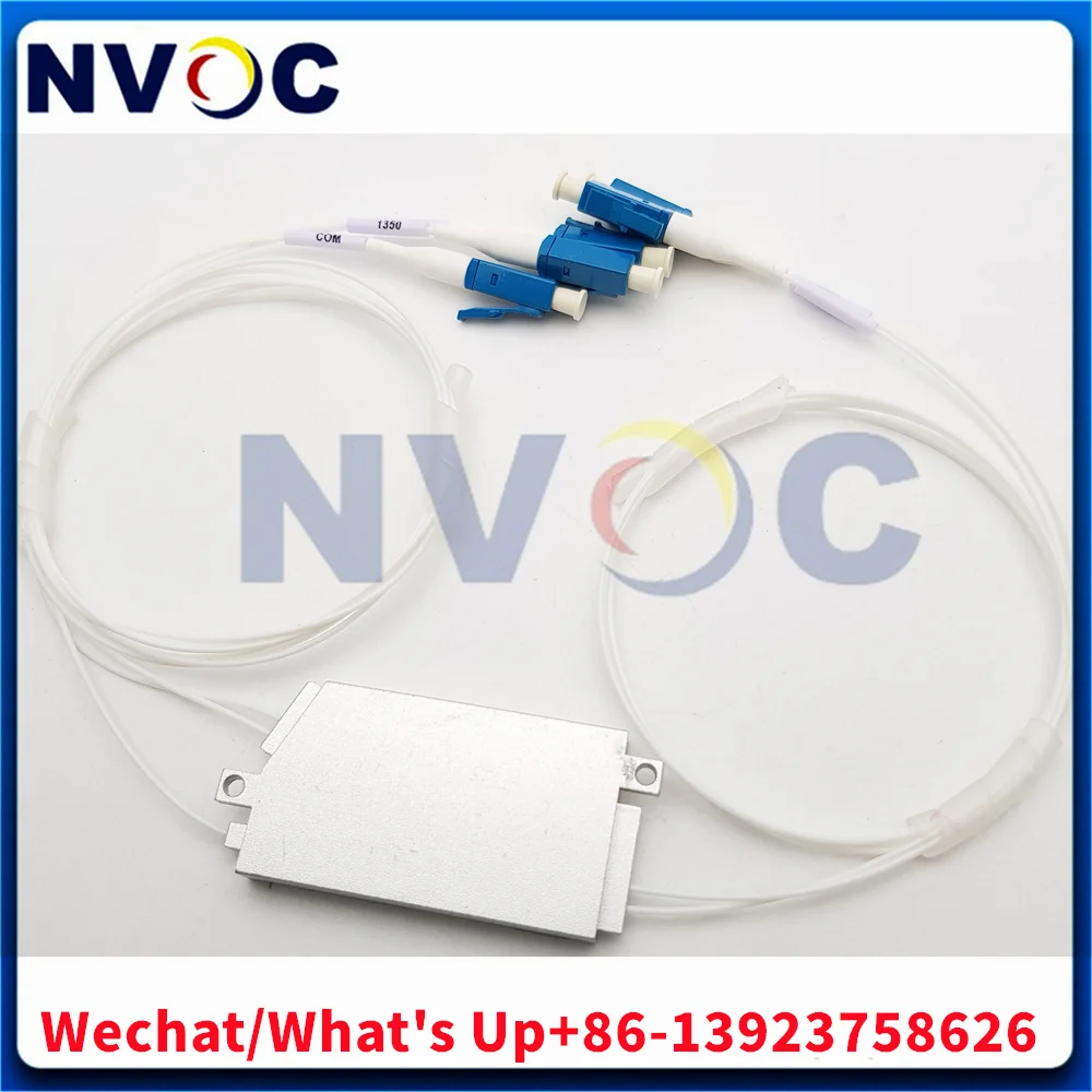 4ch 1*4 CCWDM Fiber Optic Multiplexer Module,LC/UPC Connector, Compact 1310-1350-1470-UPG Mini CWDM Mux Demux Device