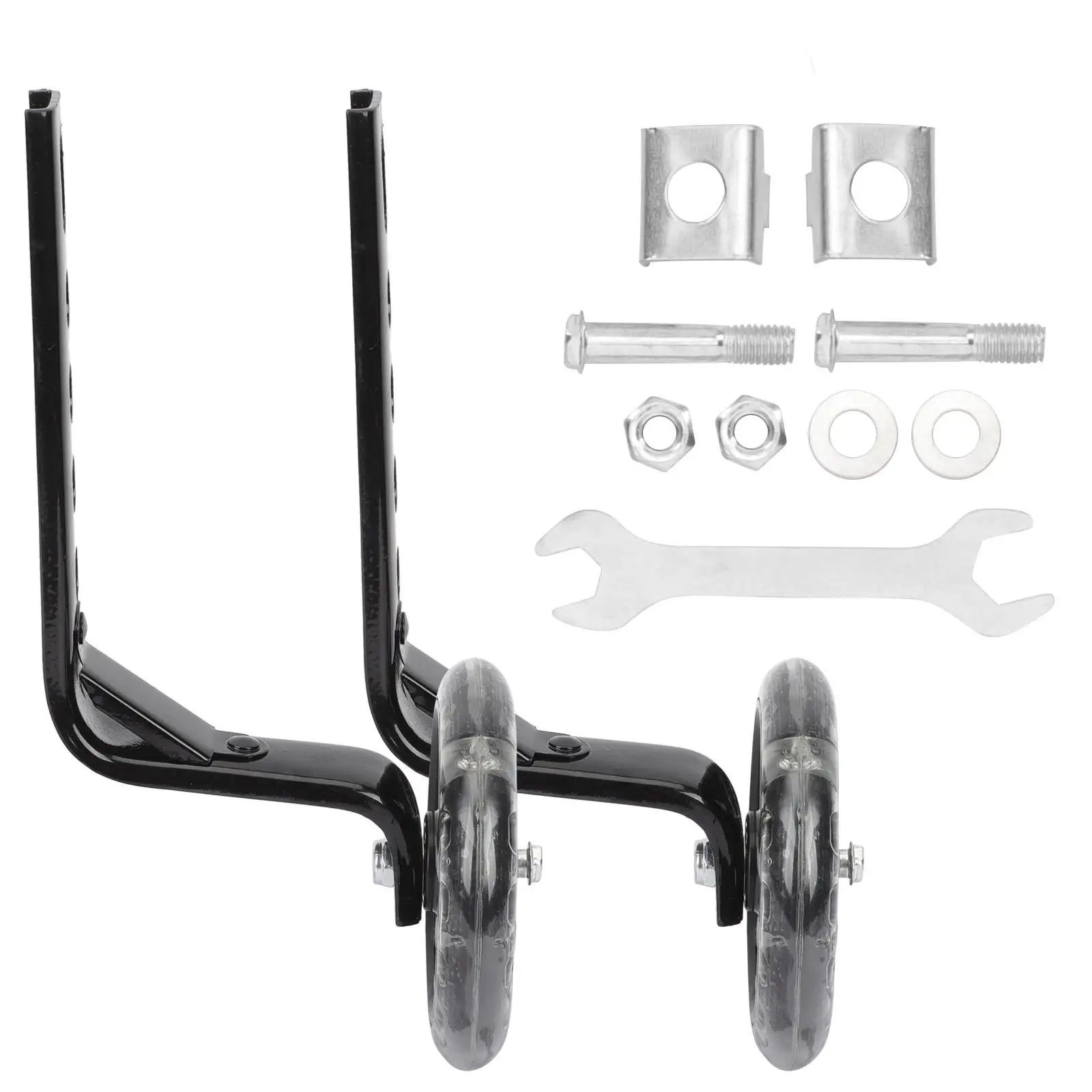 

2 Pcs Auxiliary Wheels for Kids Bike 12-20 Inch Trainer Stabilizer Easy Install Balance Safety Outdoor