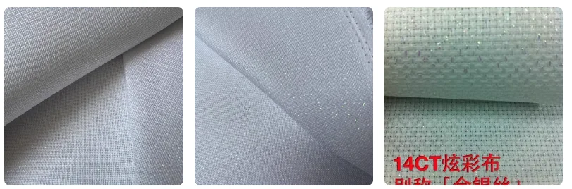 

Silver and gold thread cross stitch fabric, flash cotton fabric, whole roll Metallic Aida 32ct 25ct 28ct 14ct 11ct 9ct 100-150cm