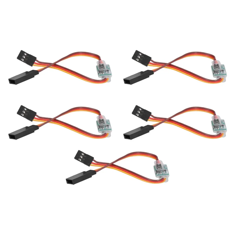 5 Pcs DIY Projects 3.6V‑24V 5A RC Servo Reverser High Pressure Universal Servo Signal Reverser Rotation Inverter For JR, Futaba