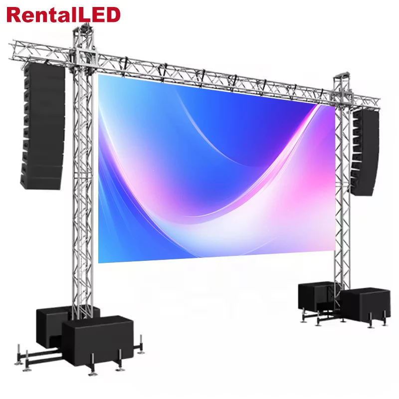 Indoor Rental LED Wall Display P2.604 P2.976 P3 P4 500×1000 Full Color RGB Seamless Splicing LED Video Wall Wedding Backdrop