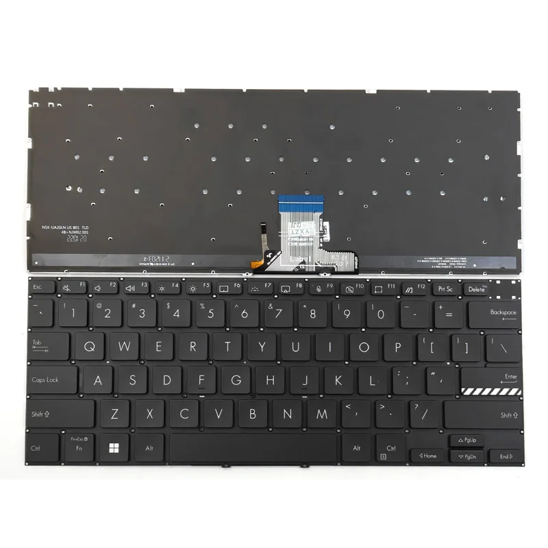 ノートパソコン用キーボード,asus vivobook pro 14,usバックライト付き