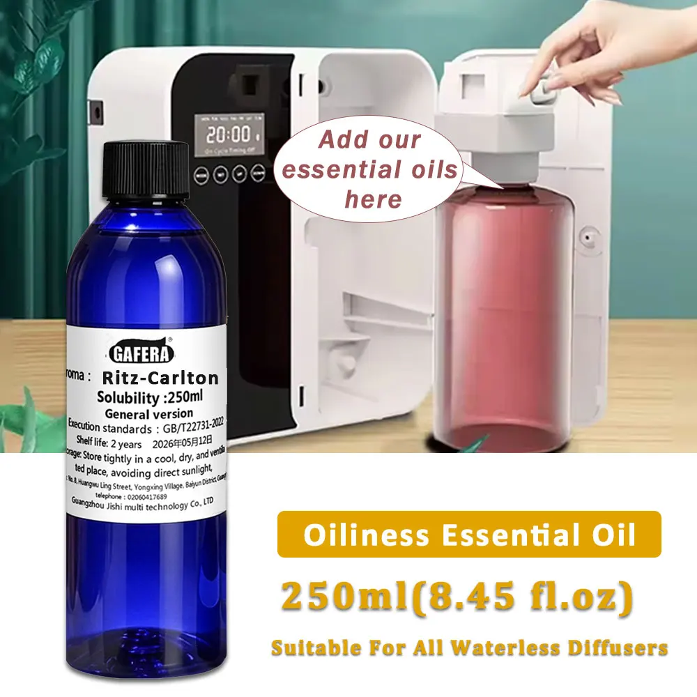 GAFERA 250ml(8.45 fl.oz) Ritz-Carlton/Cedar Essential Oils, For Waterless Diffuser, Fragrance Aroma Machine Replenishes Essence