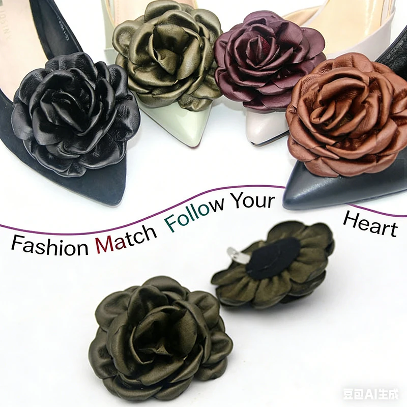 1PC Personalized Flower Shoe Clips for Women Lady High Heels Pumps Sandals Decorative Shoes Decorations Charm Buckle