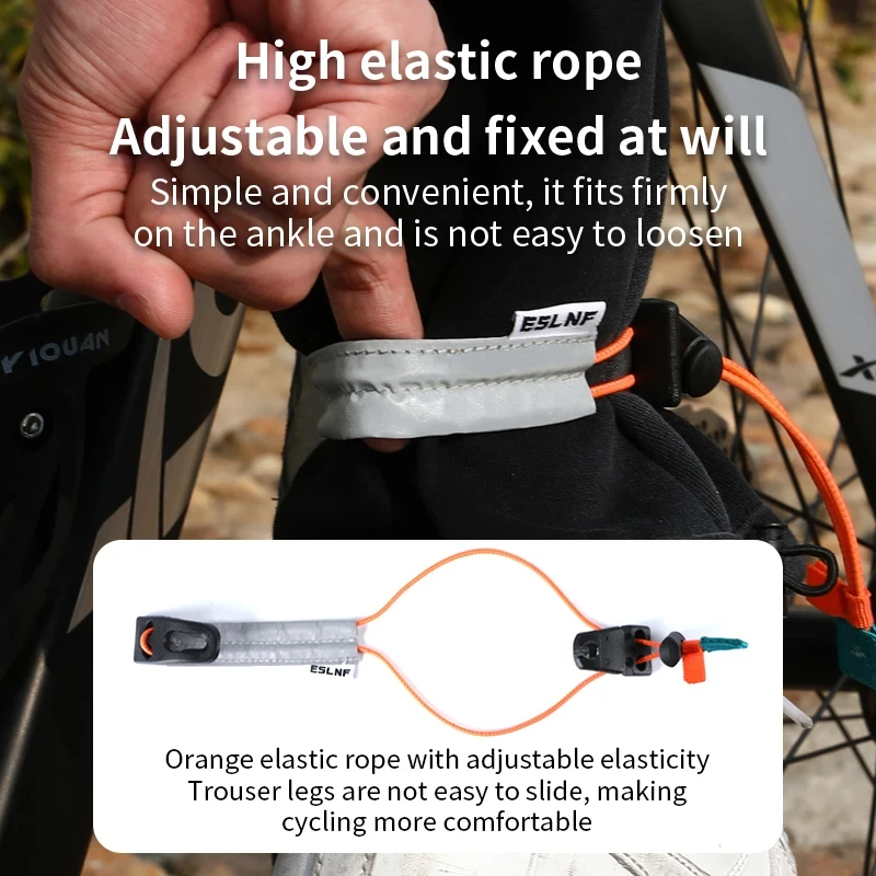 자전거 야외 발목 다리 바인딩 붕대 바지, 바지 밴드 클립 스트랩, 자전거 바지 클립, 신 가드, 2 쌍