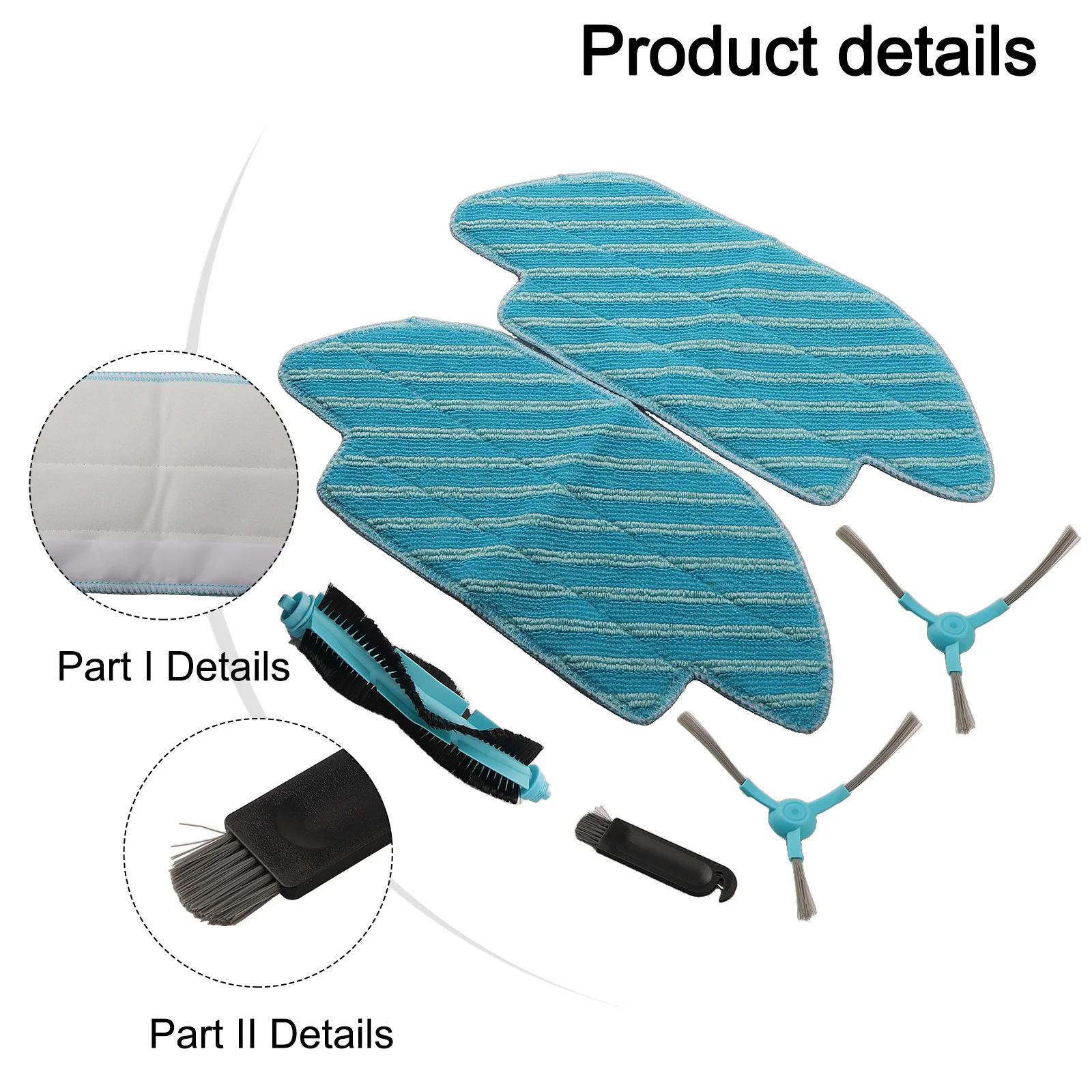 Maintain Optimal Cleaning Performance with Replacement Spare Parts for Cecotec For Conga 7090 Robot Vacuum Cleaner