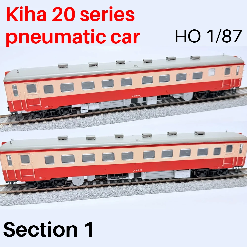 

HO Type 1/87 Model Train 20 Series Pneumatic Passenger Train 56004 with Lights and Power Simulated Toy Train Adult Toy Gift