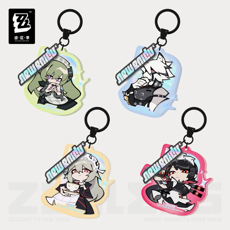 Zenless Zone Zero Official miHoYo Original LD Series Q-version Acrylic Pendant Keychain Victoria Housekeeping Gifts