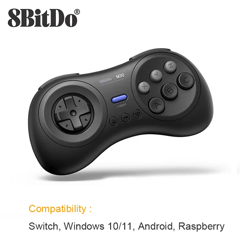 8BitDo M30 Bluetooth Game Controller, akcesoria do gier, gamepad w stylu MD do Nintendo Switch, PC, Windows, MacOS, Android, Raspberry Pi — zdjęcie produktu 7