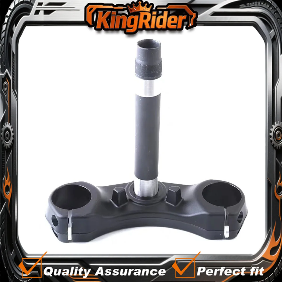 Motorcycle accessory upper connecting plate combination lower connecting plate steering column Fit For CFMOTO 700MT