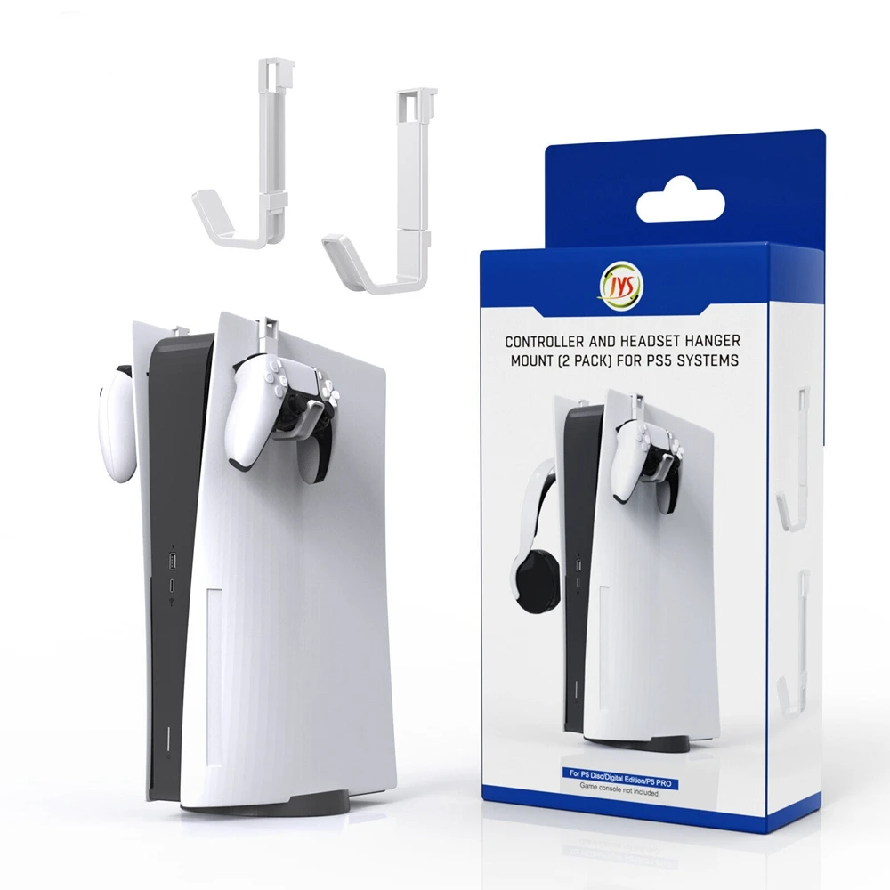 Para PS5 Pro PS5 accesorios delgados controlador soporte para auriculares montaje para consola Playstation 5 Gaming auriculares gancho de soporte