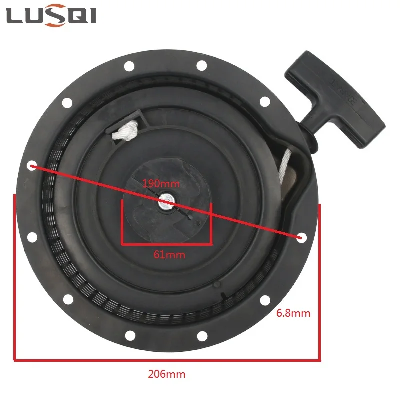 Imagem -03 - Lusqi-recoil Starter para Rewind Pull Generator Bomba de Água Motor a Gasolina Start Part para Yamaha Mz360 Ef6600 185f