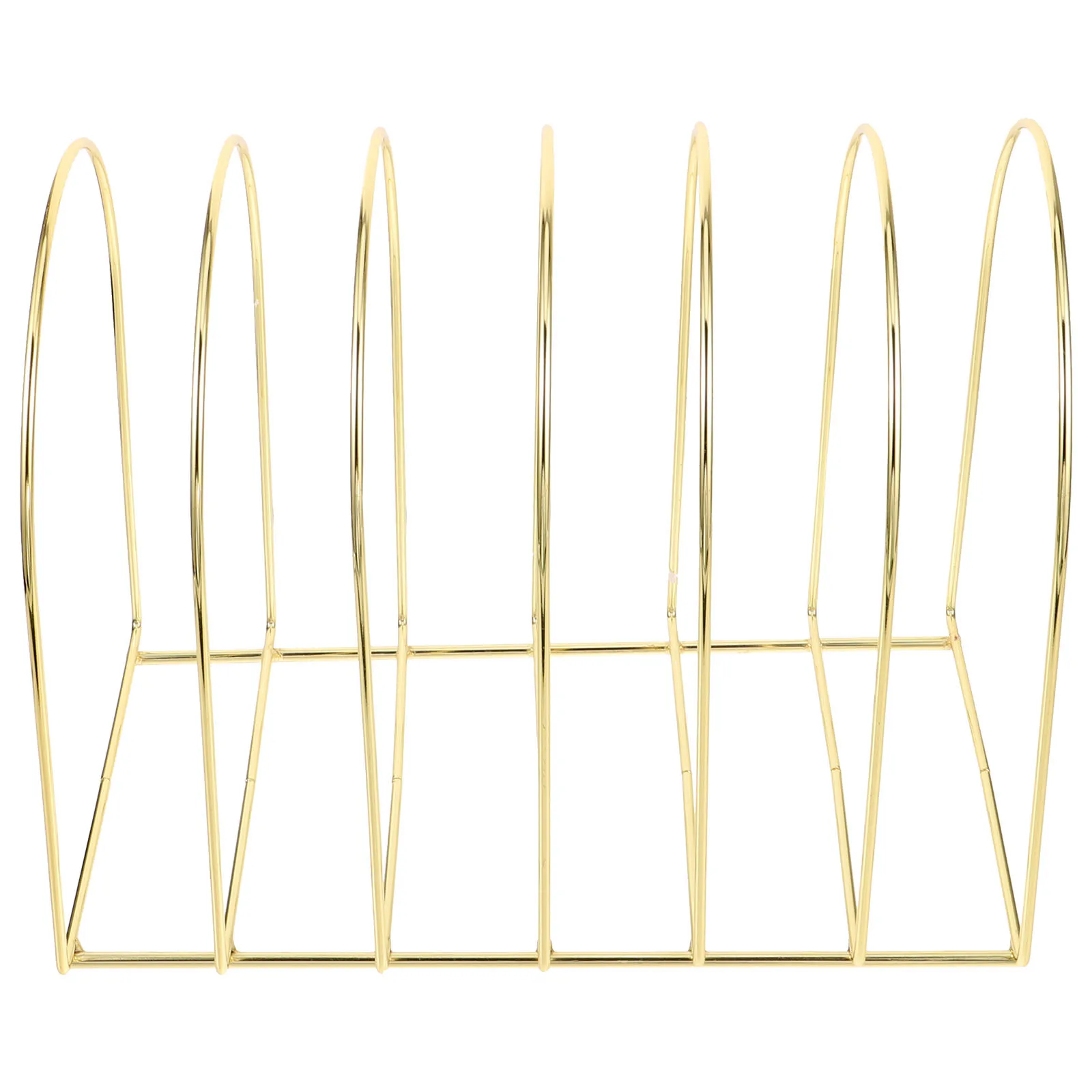 

Hat Display Stand Rack 7-Grid Gold Color Desktop Metal Caps Storage Organizer for Shop Home Use Hat Holder Tabletop