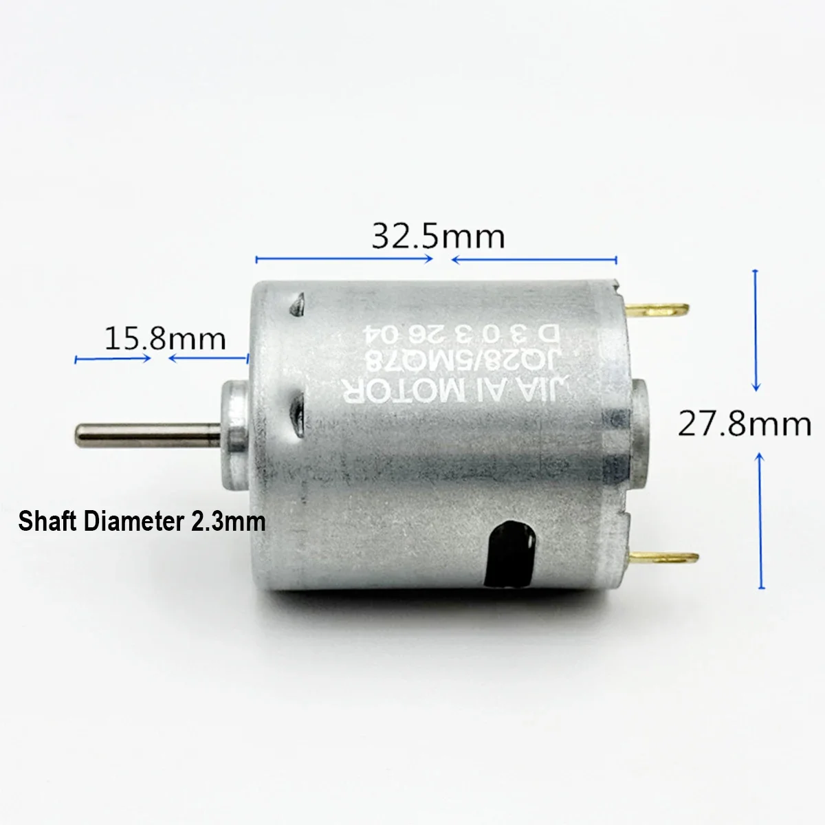 RK-365S-2175/51 Mini 365 Motor DC 6V-24V18V 19600RPM High Speed Micro 28mm Electric Motor Carbon Brush DIY Hair Drier Toy Model