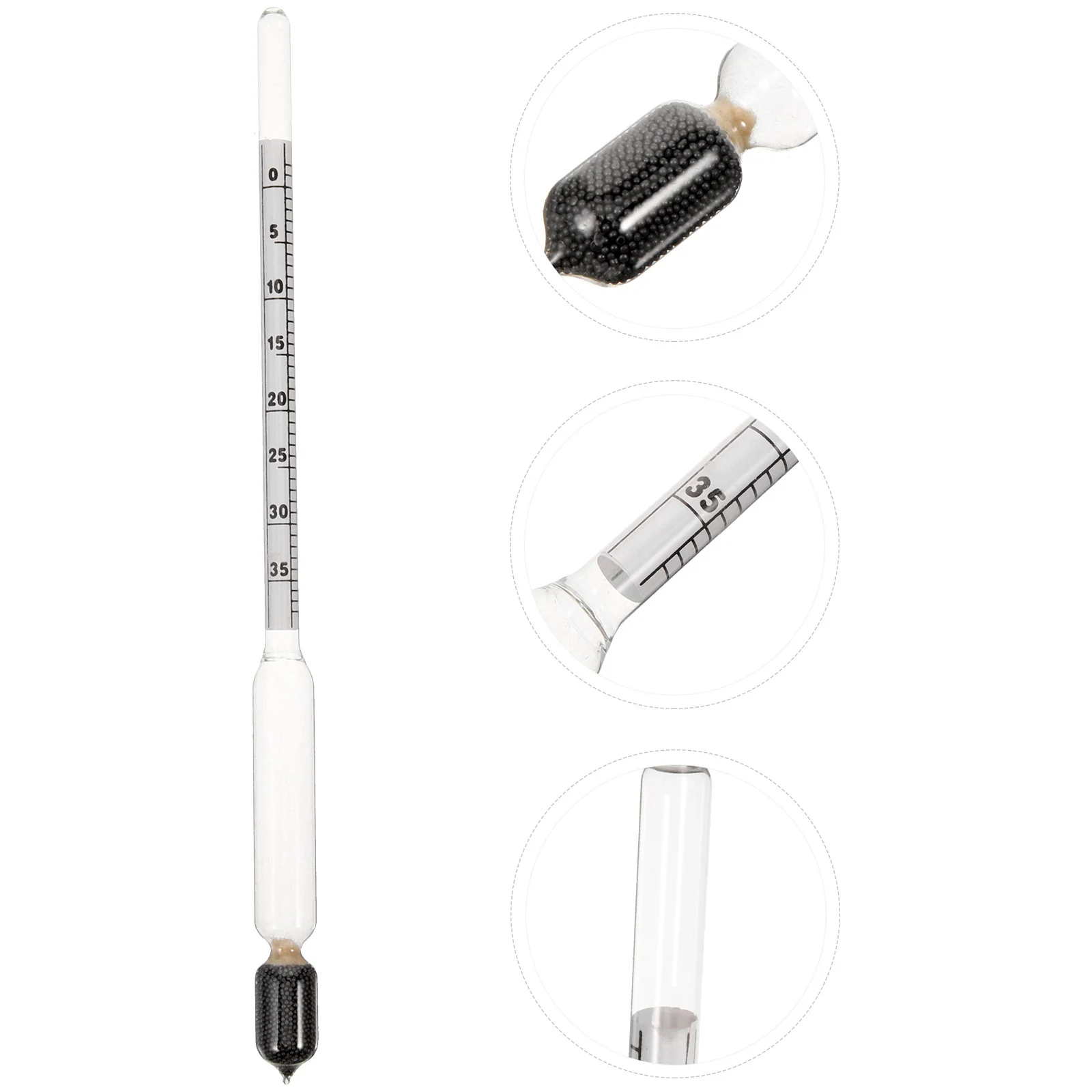 Hydrometer Handmatige vloeistofschaal Moddermaakset voor beginners Tester Tool Specifieke zwaartekrachtdestillatiebenodigdheden