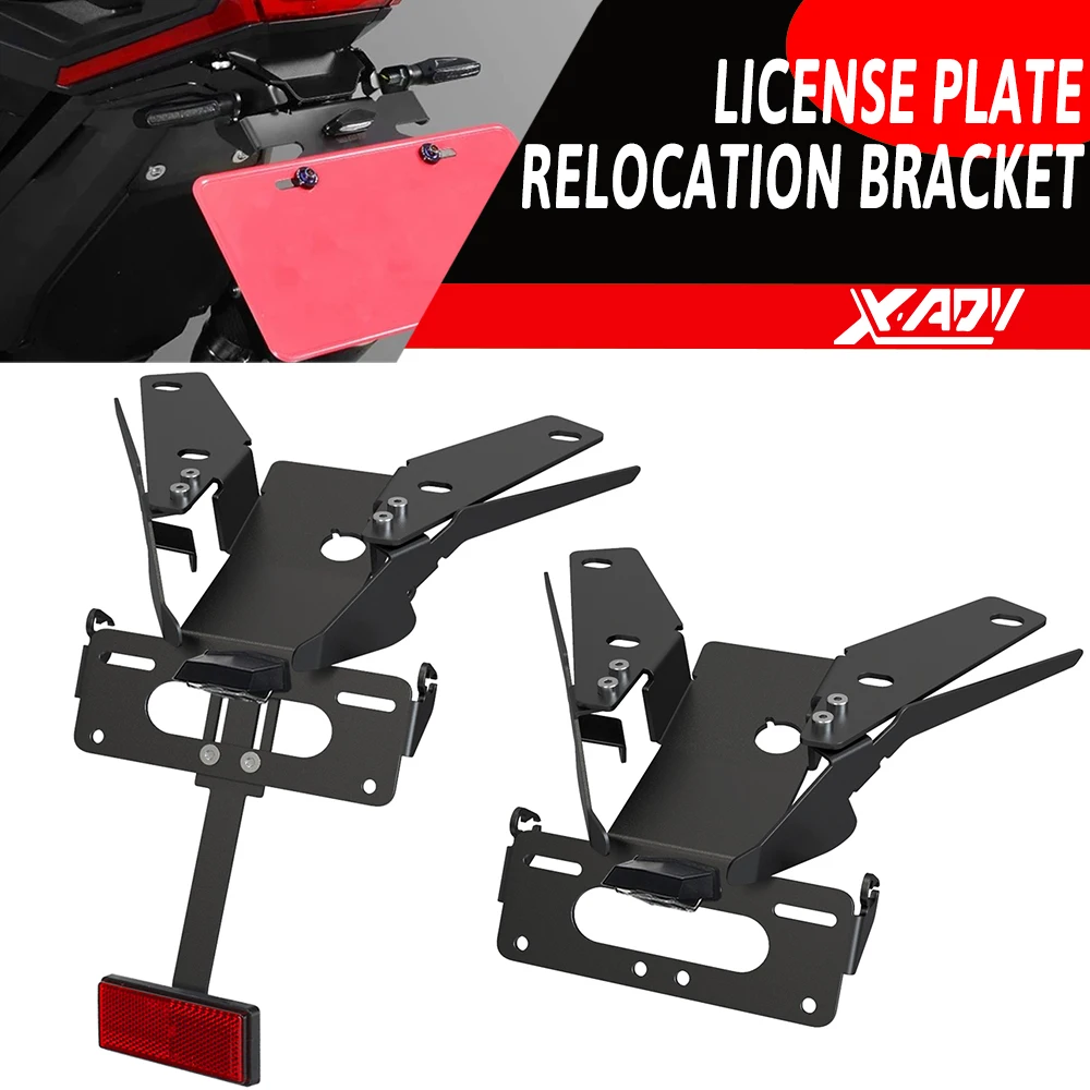 

X-ADV License Plate Holder Fender Eliminator XAdv 750 Registration Bracket FOR HONDA XADV xadv750 2021 2022 2023 2024 Motorcycle