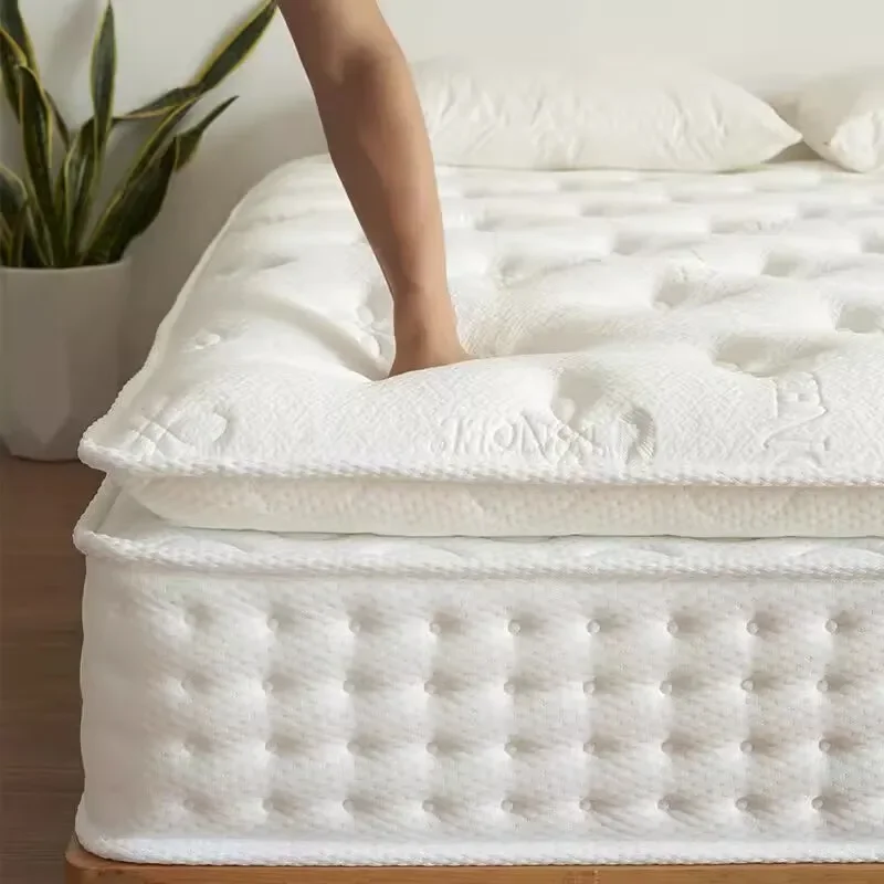 Hotel vacuum compression roll bag, independent spring mattress, latex soft and hard use