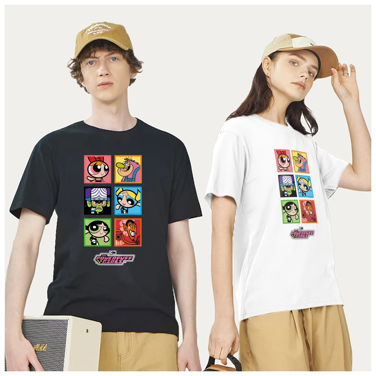 American Cute Animated F-Flying Girl Police Officer t shirt men Women Fashion 100% Cotton summer casual Breathable Unisex couple