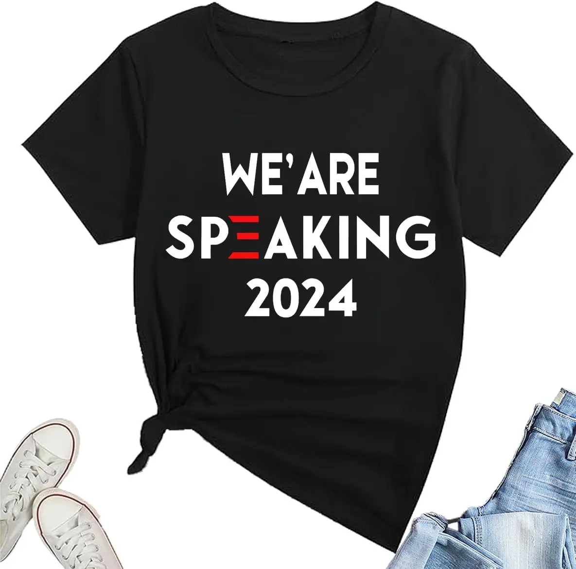 We're Speaking 2024 T-Shirt, We're Speaking 2024 Print T-Shirt, We're Speaking Shirt Tshirt Men Women