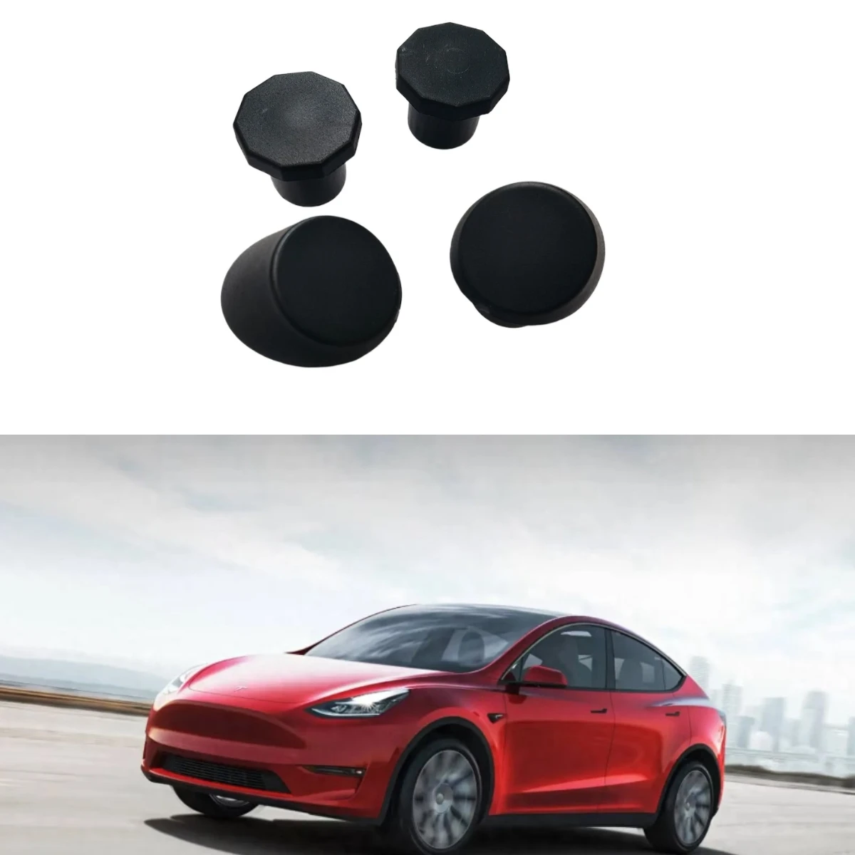 

Suitable for Tesla Auto Parts MODEL 3/Y Backcase LED Tail Light Black Screw Decorative Cap