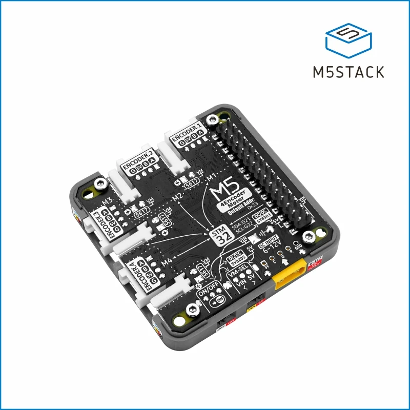 Официальный 4-канальный модуль драйвера двигателя энкодера M5Stack (STM32F030)