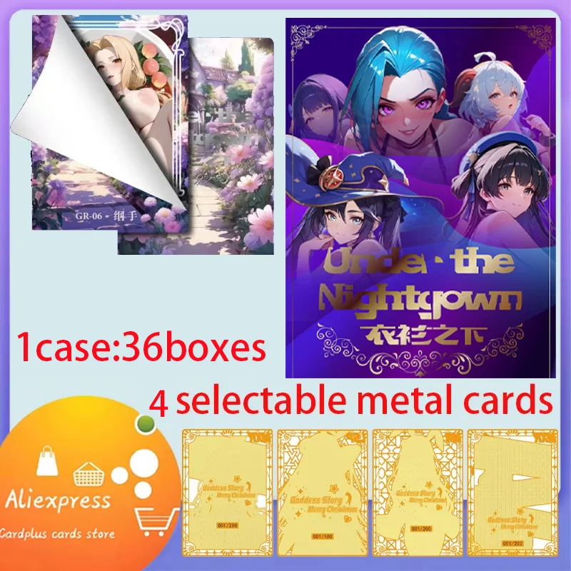 

Newest Wholesale No Doubt To Getting Wet Goddess Story Collection Card Waifu Booster Box TCG CCG ACG Doujin Toys Hobby Gift 5.