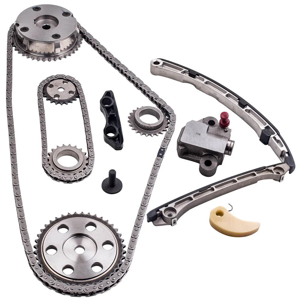 Full Timing Chain Kit W/Cam Gear for Mazda 3 CX-7 Speed3 Speed6 TURBO 2.3L for 3 6 CX-7 2.3L Turbo 2006-2013 L3K9-12-4X0C