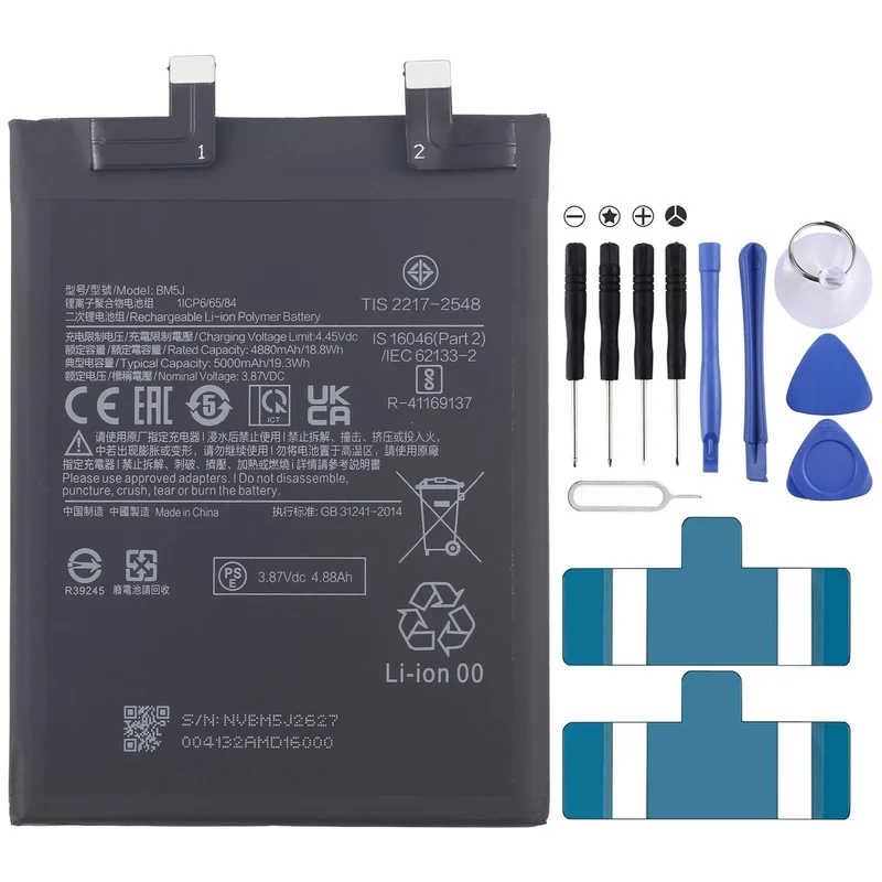 For Xiaomi Mi 12T Pro / Redmi K50 BM5J 5000mAh Battery Replacement