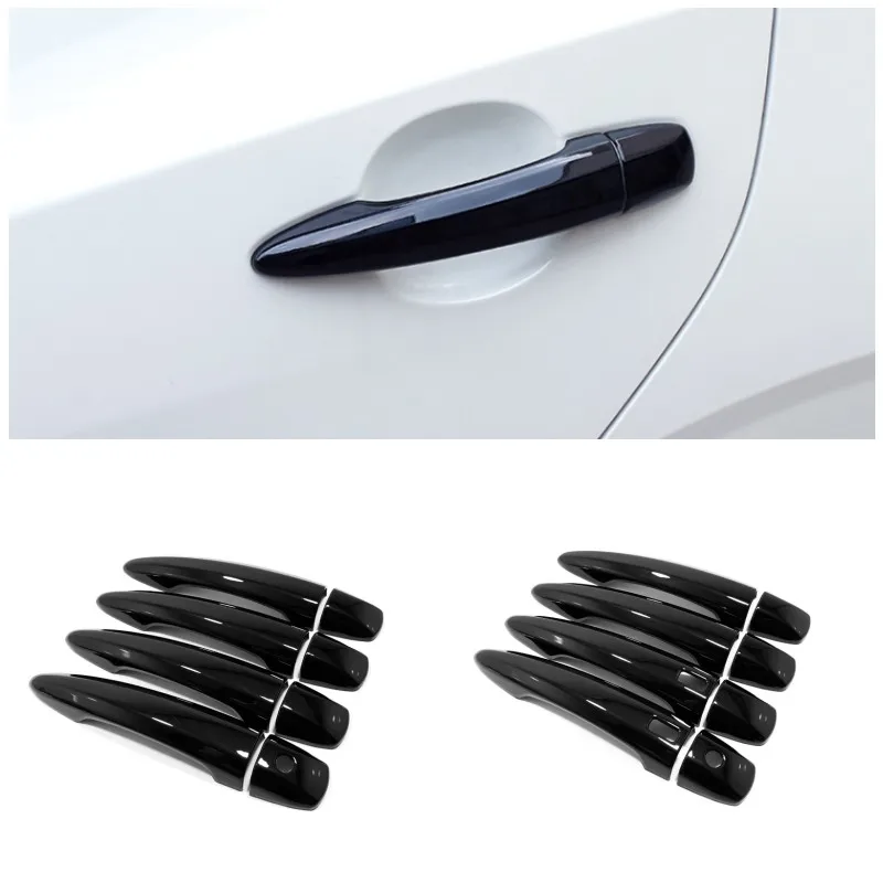 Car Accessories For Nissan Altima Teana Sentra X-trail Rogue T33 Qashqai J12 Door Handle Cover Abs Stickers Protection Adornment