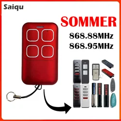 Abridor de porta de garagem com controle remoto, SOMMER, PEARL VIBE, SOMMEQ, 4019V000, 4019V001, 4019V003, 4019V021, TX55-868-4, 868MHz