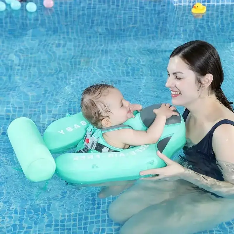 Mambobaby New Non-Inflatable Baby Float Seat Float Baby Ring Pool Toys Fun Accessories Boys Girls General