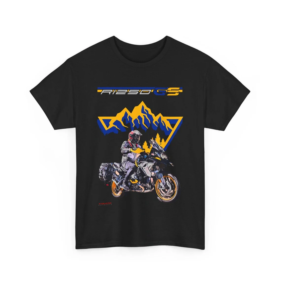 

@EY B/M.W R 1250 GS T Shirt The King of Adventure Motorcycle Tee Boxer ShiftCam Rider Top For Motorrad Fans GS Life Apparel