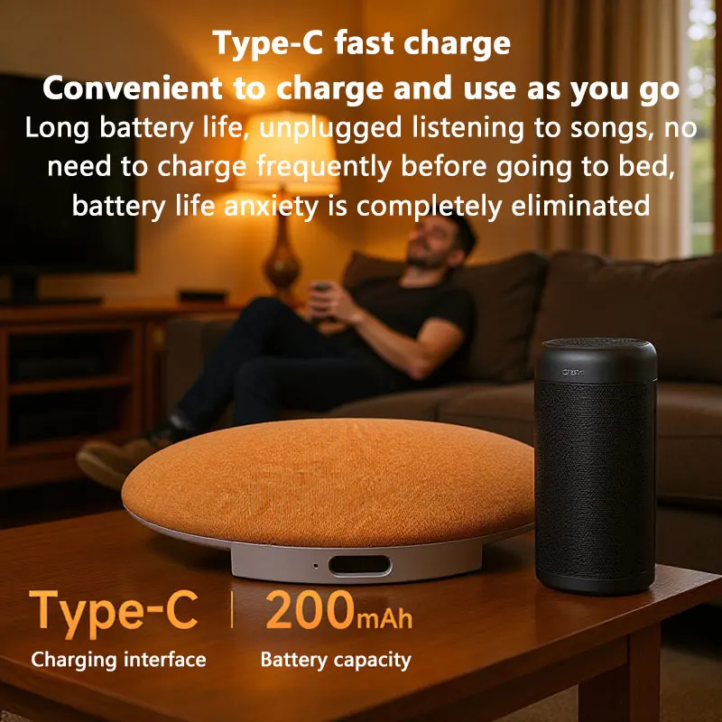 OnePlus Mini Sleeping Bluetooth Speaker Nature Sound Noise Soundbar Wireless MP3 Music Player Thin Timed Shutdown Audio Play