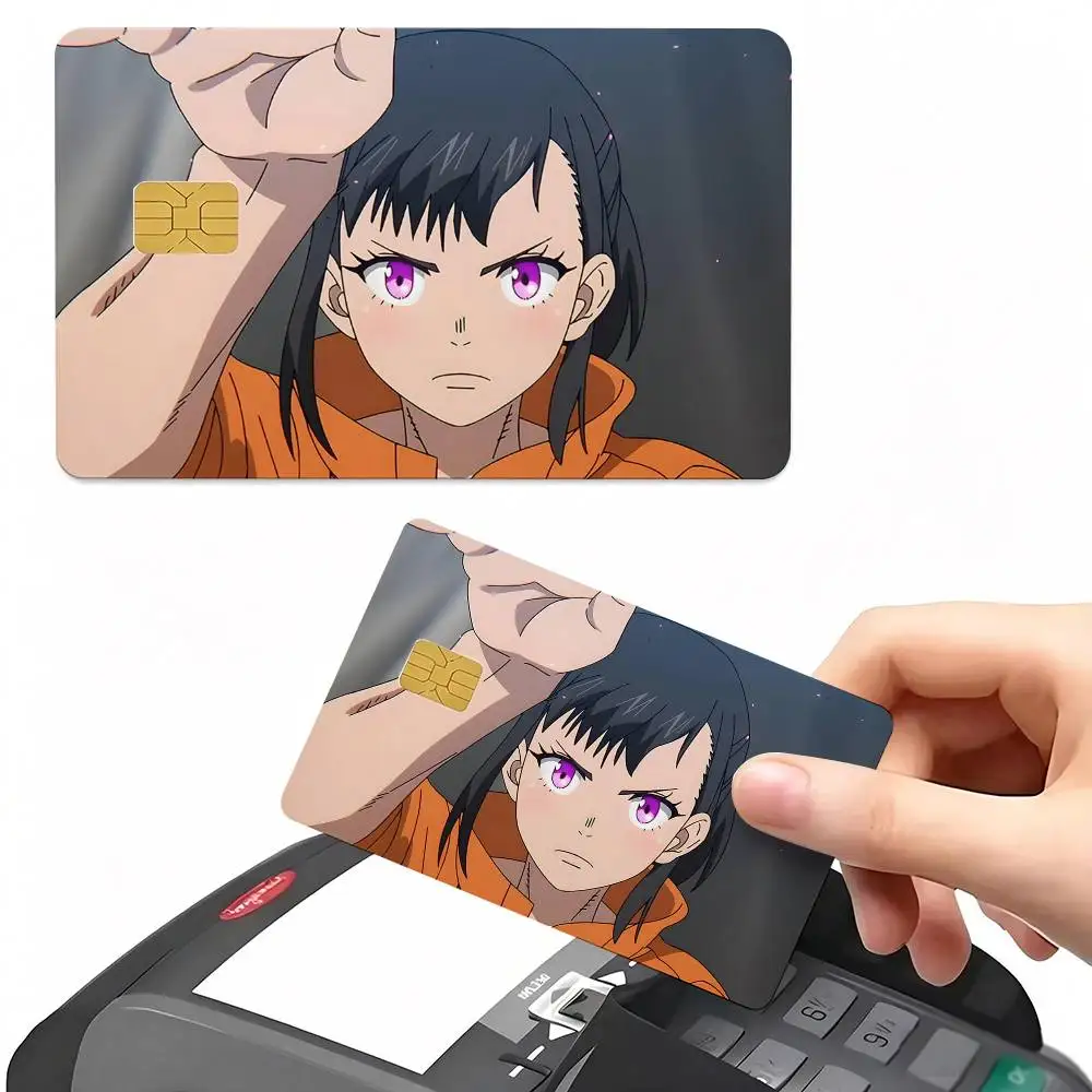Fire Force Art Print Credit Card Skin Waterproof PVC Bank Card Decal