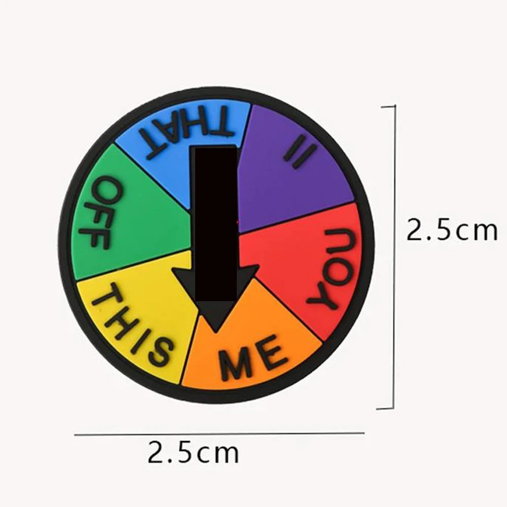 Rotating Enamel Badge Lucky Wheel Pin | Rotatable Brooch Pins | Funny Cool Lapel Pin | 0.98